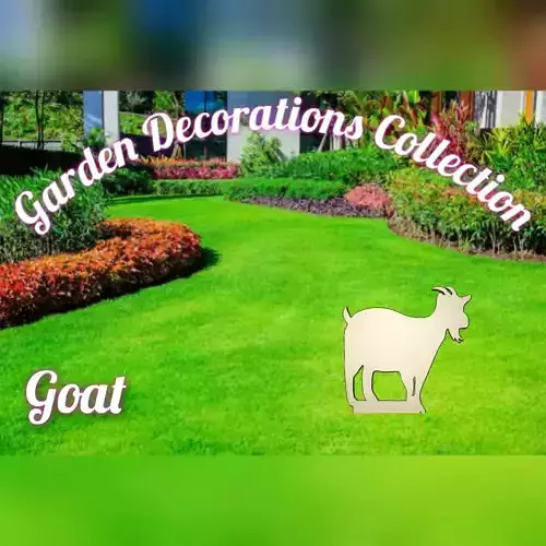 Wonderful Artificial Goat Home and Garden Outdoor Lawn Decor 3D model