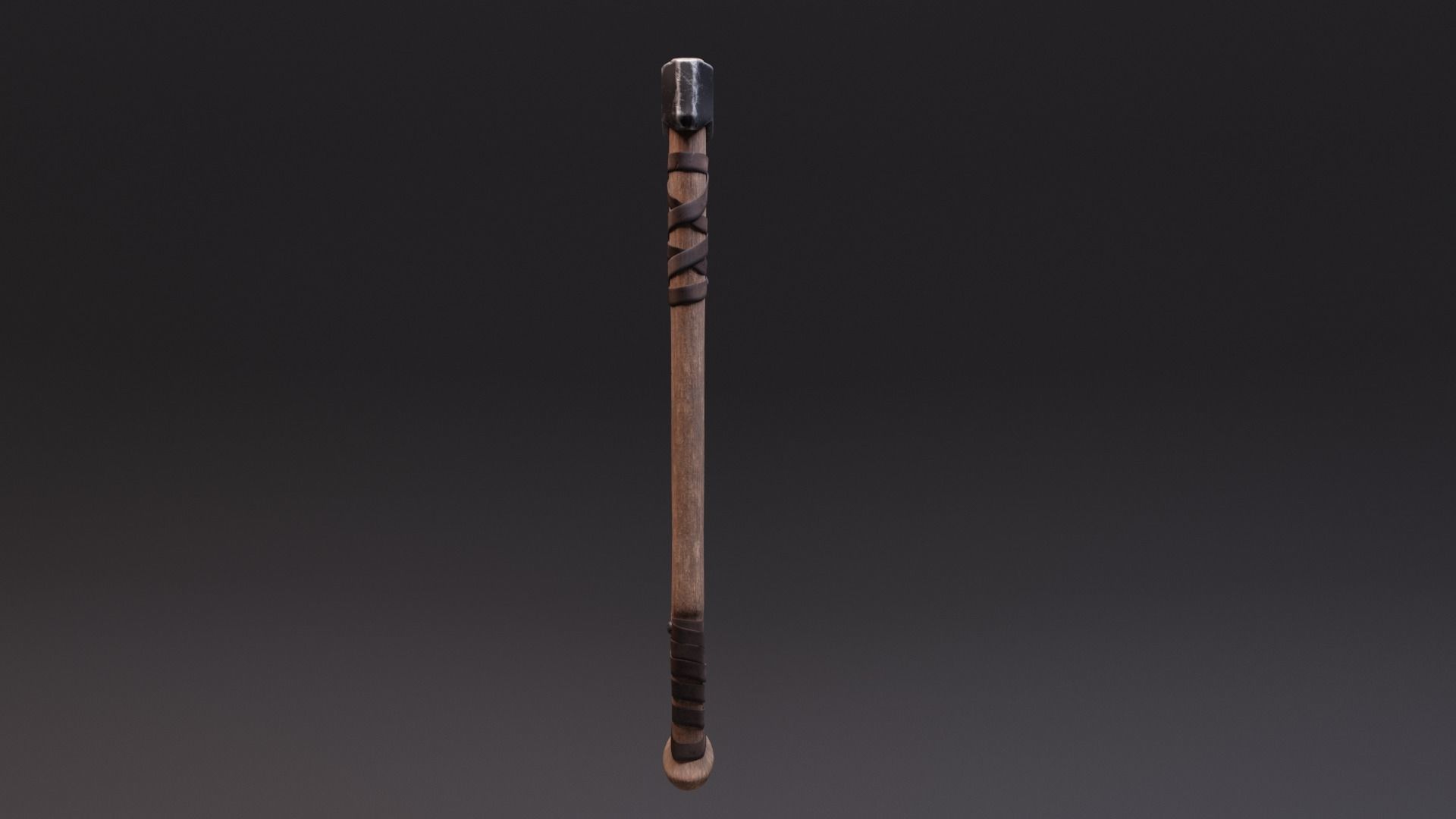 Stylized battle ax PBR low-poly Low-poly 3D model_2