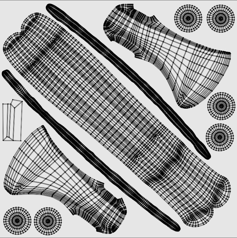 Stylized battle ax PBR low-poly Low-poly 3D model_9