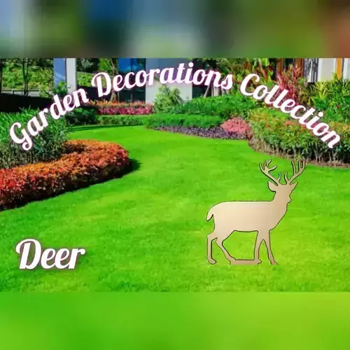Wonderful Artificial Deer Home and Garden Outdoor Lawn Decor 3D model
