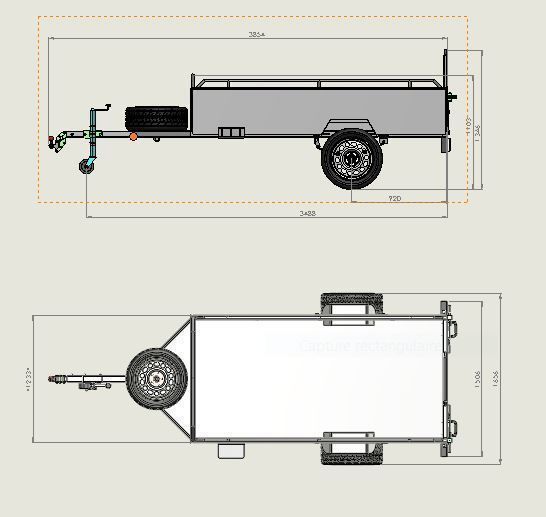  Car Trailer Free 3D model_1