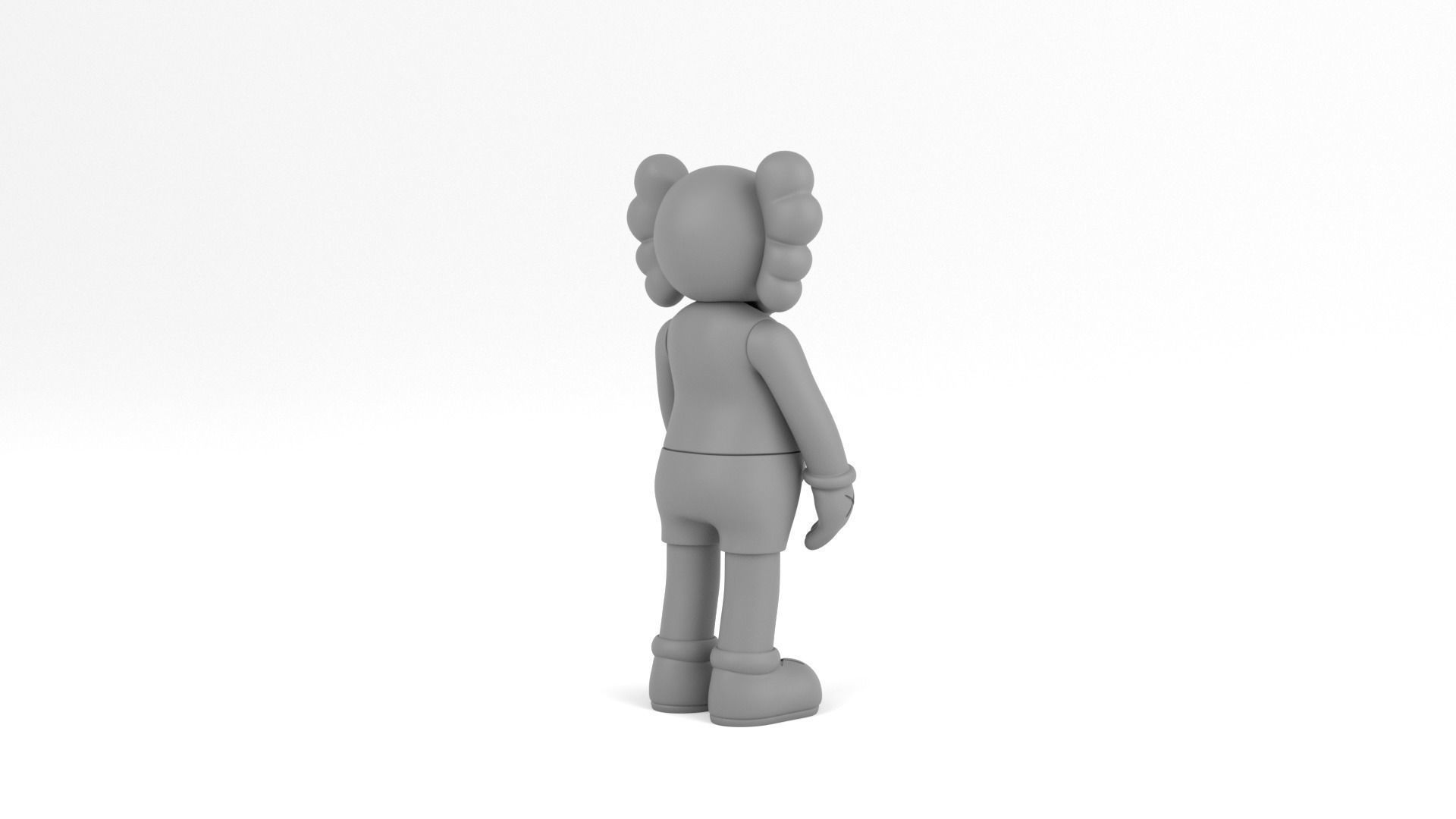 Kaws 1 3D print model_3
