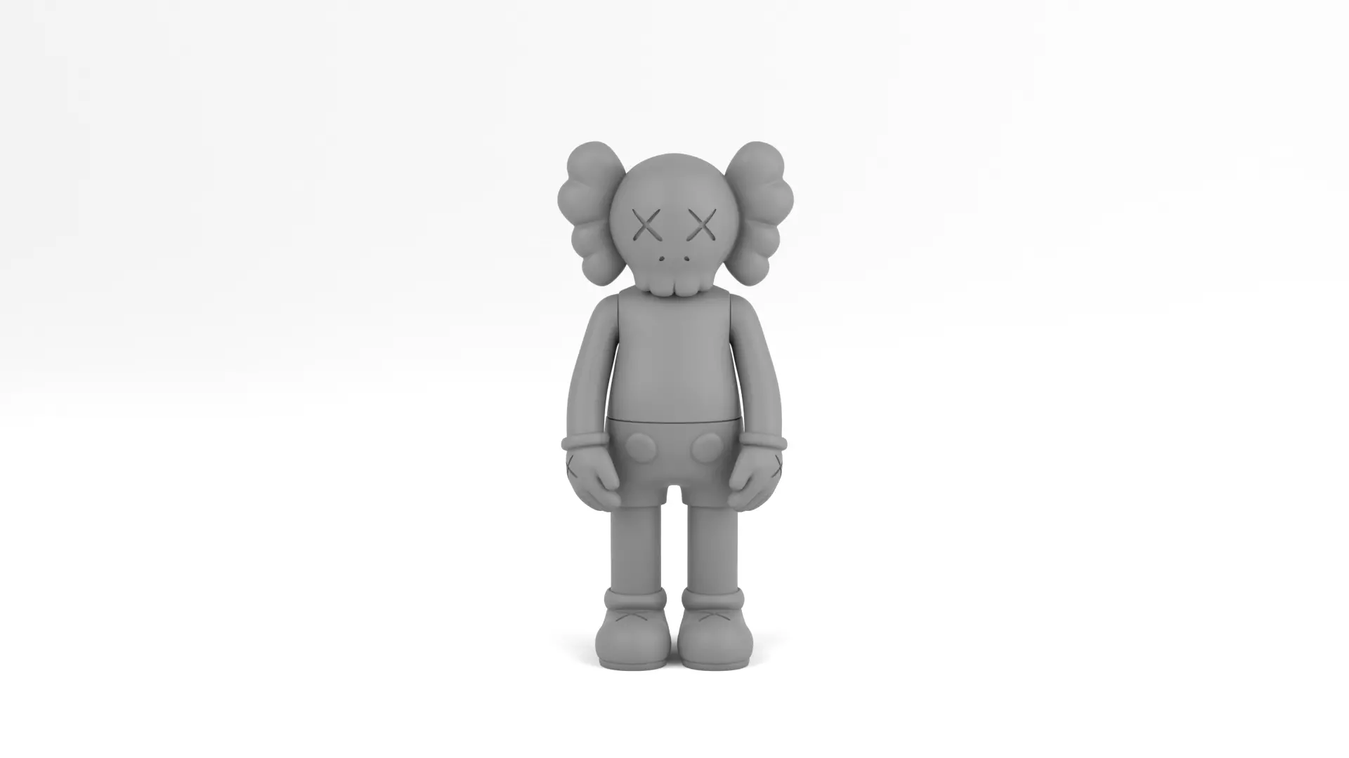 Kaws 1 3D print model_0