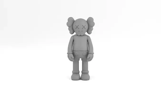 Kaws 1 3D print model