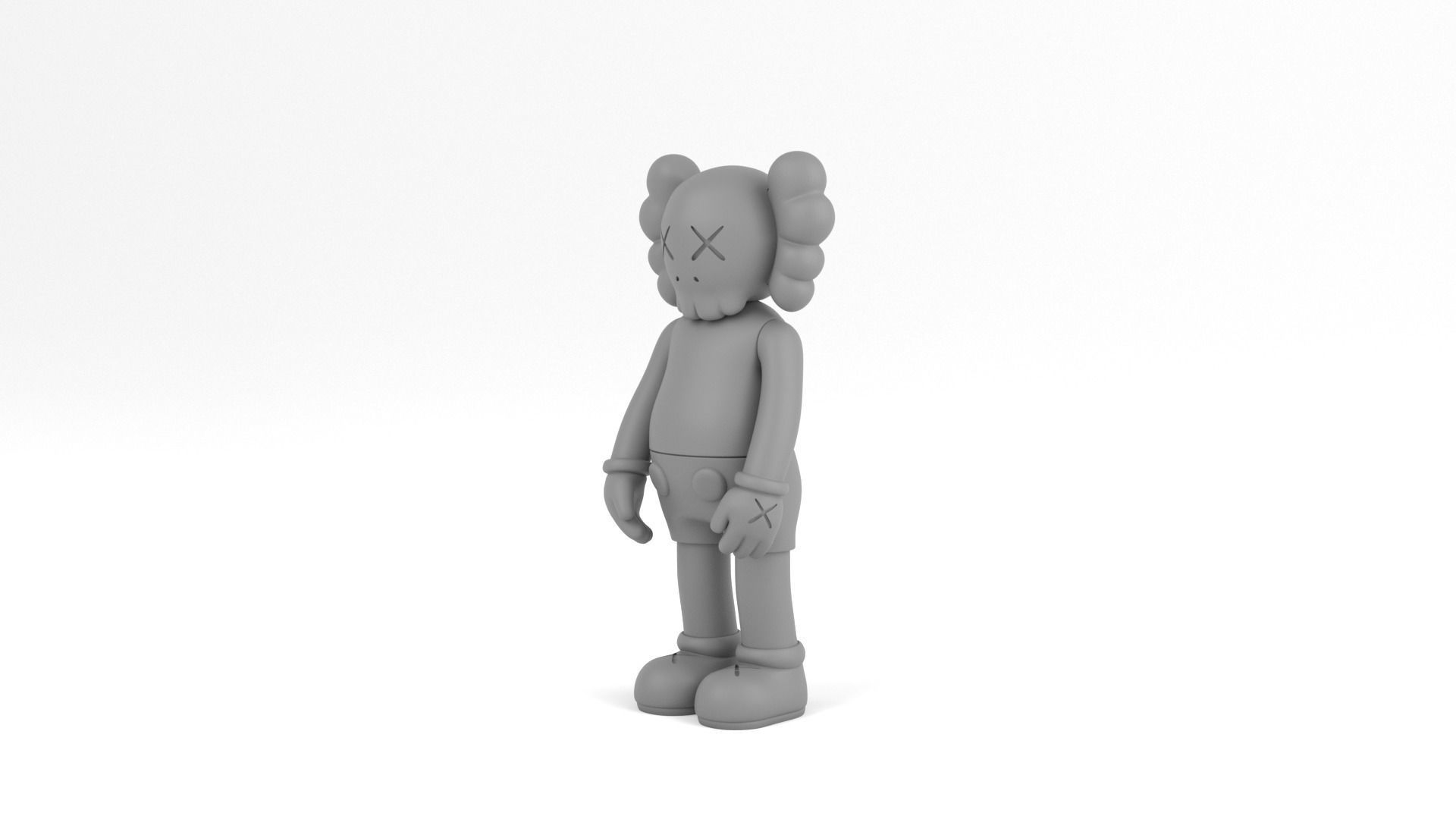 Kaws 1 3D print model_5