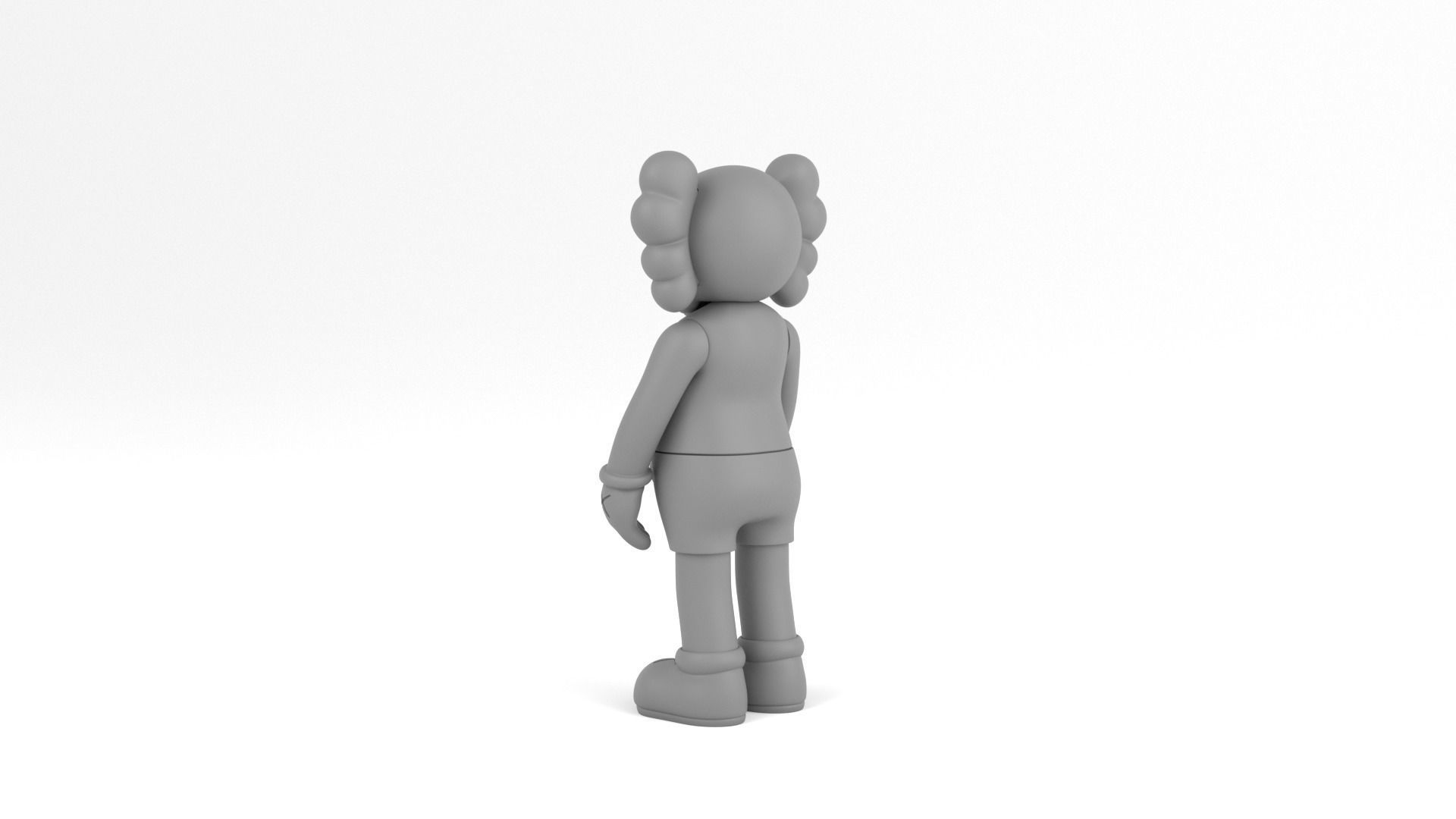 Kaws 1 3D print model_4