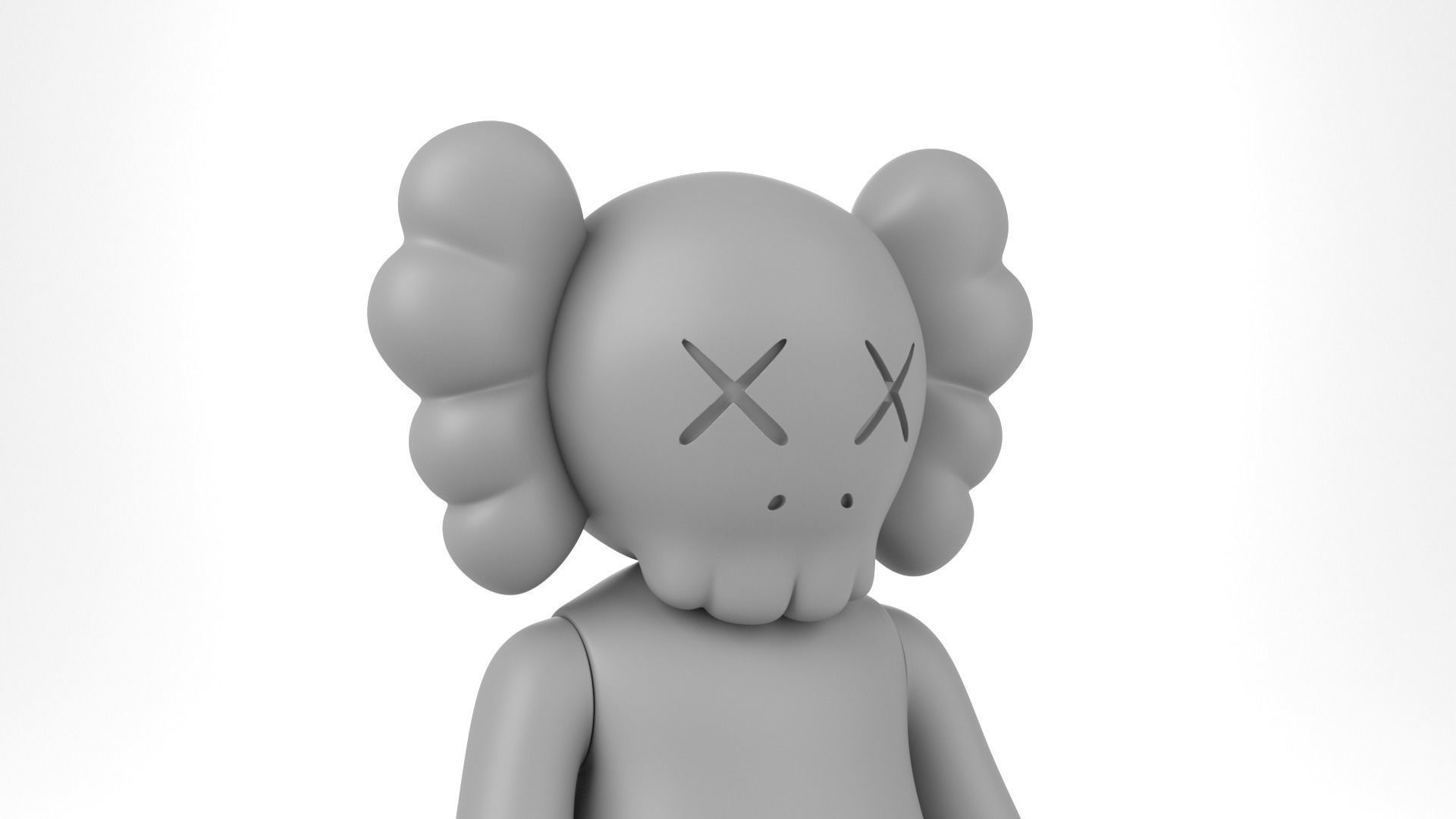 Kaws 1 3D print model_7