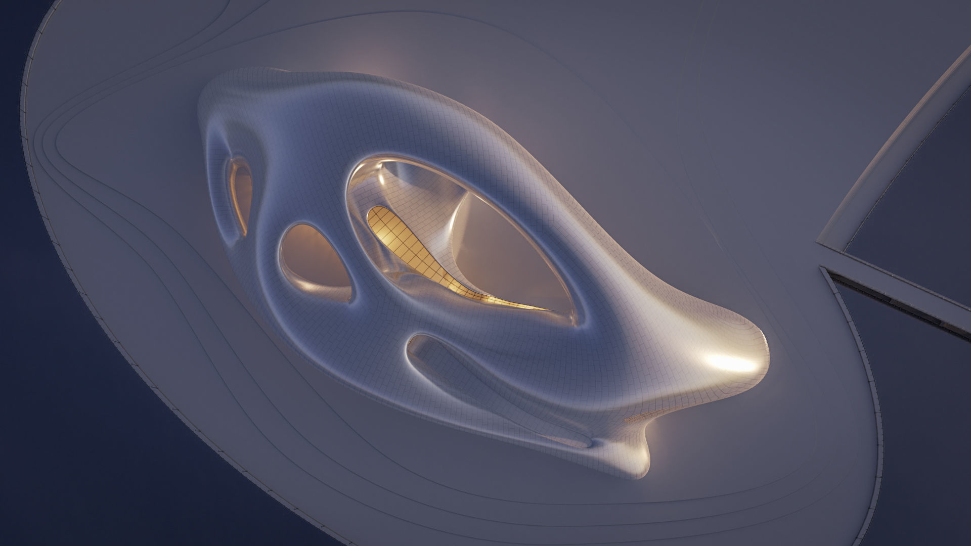 Futuristic building collection 9x 4 _2