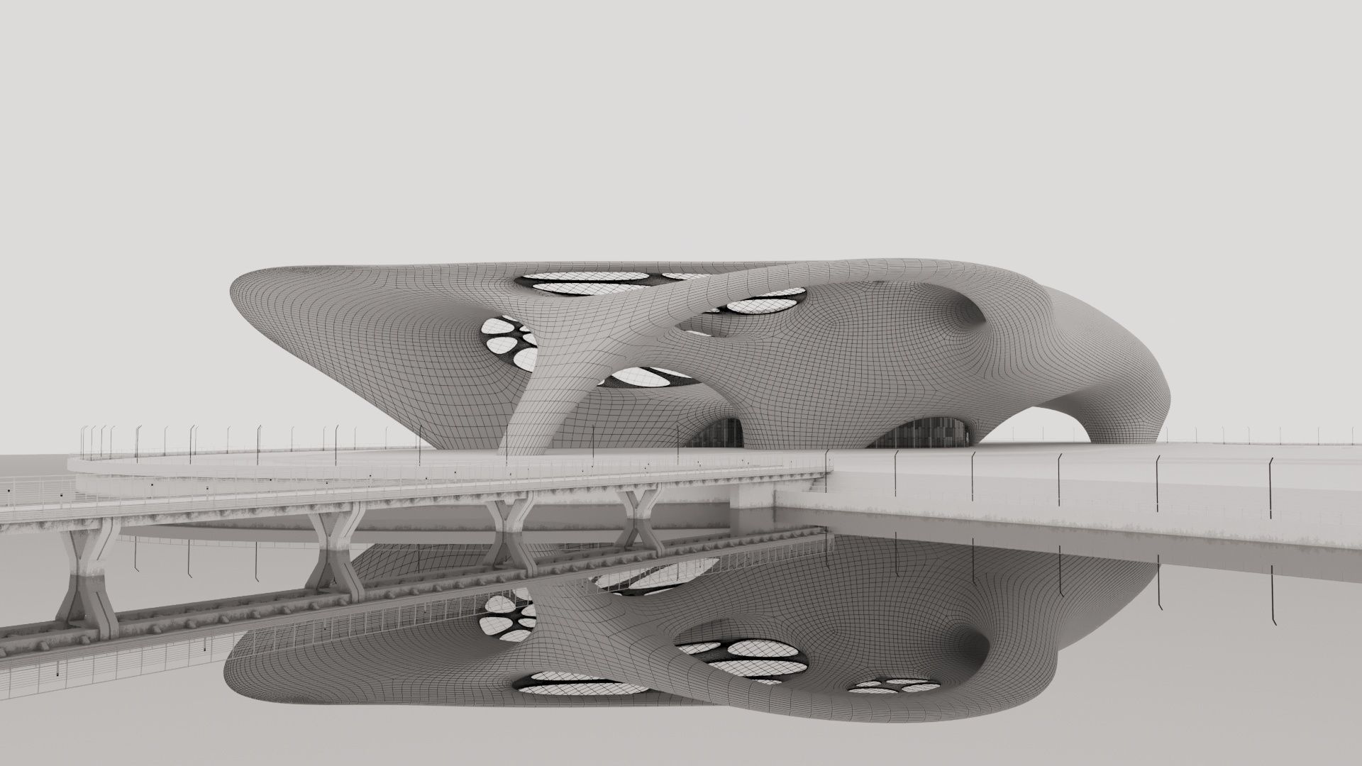 Futuristic building collection 9x 4 _40