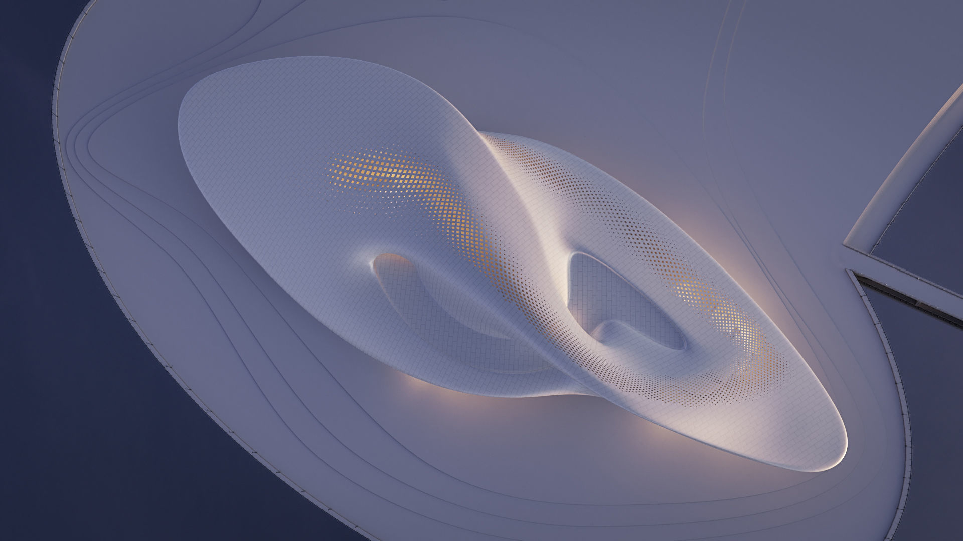 Futuristic building collection 9x 4 _28