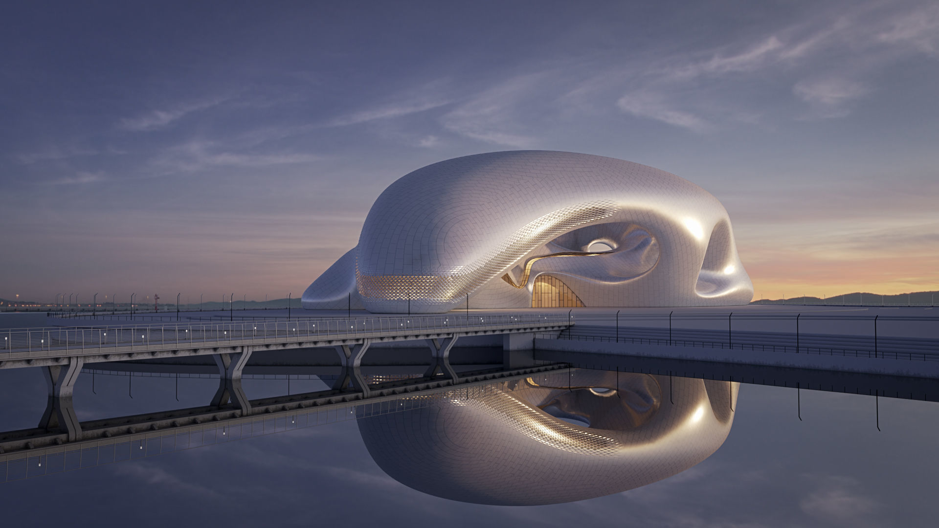 Futuristic building collection 9x 4 _1