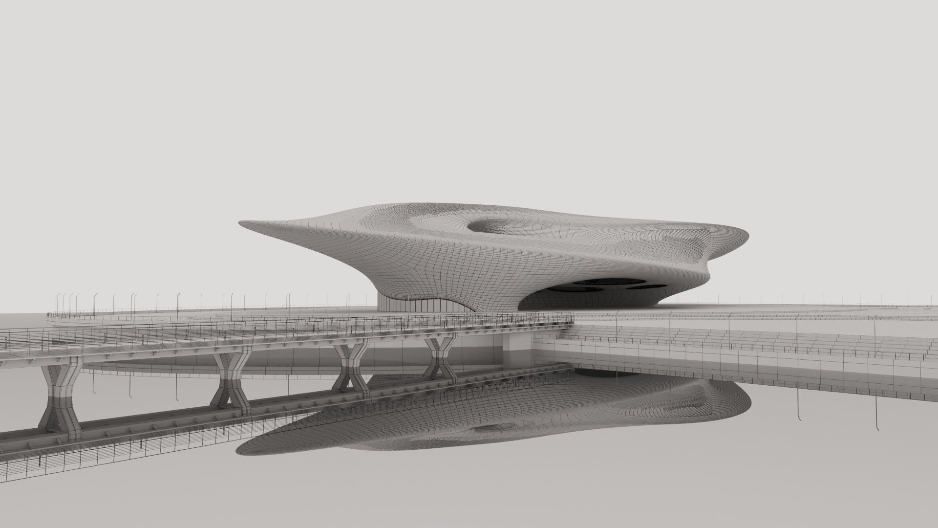 Futuristic building collection 9x 4 _29