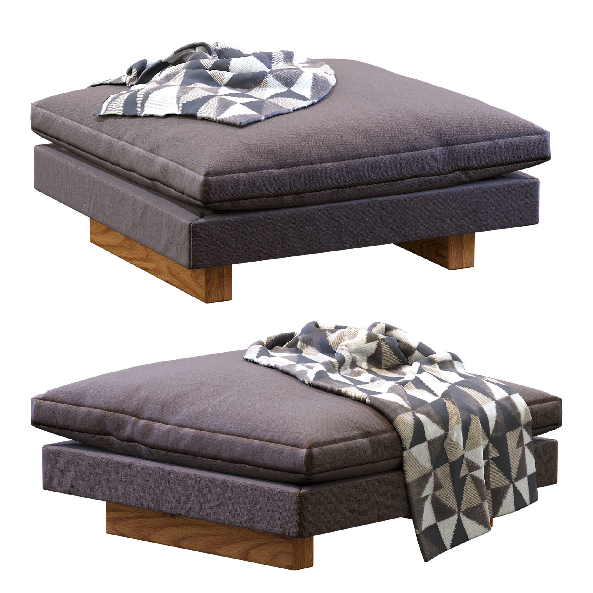 Harmony Ottoman 3D model_3