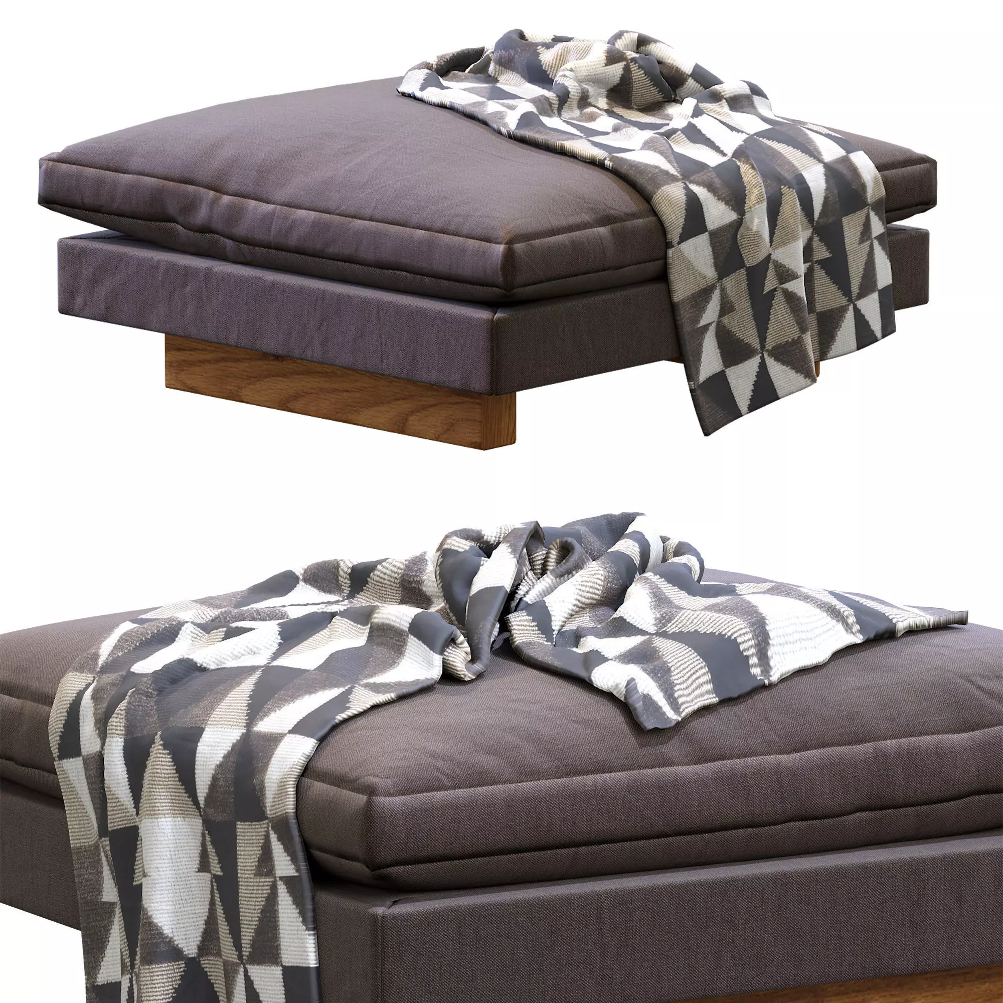 Harmony Ottoman 3D model_0