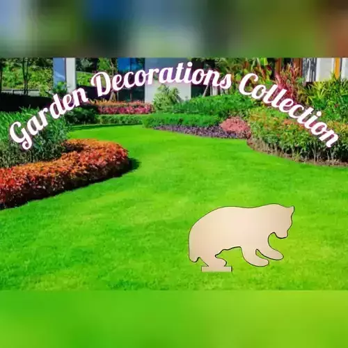 Wonderful Artificial Big Cat Home and Garden Outdoor Lawn Decor 3D model