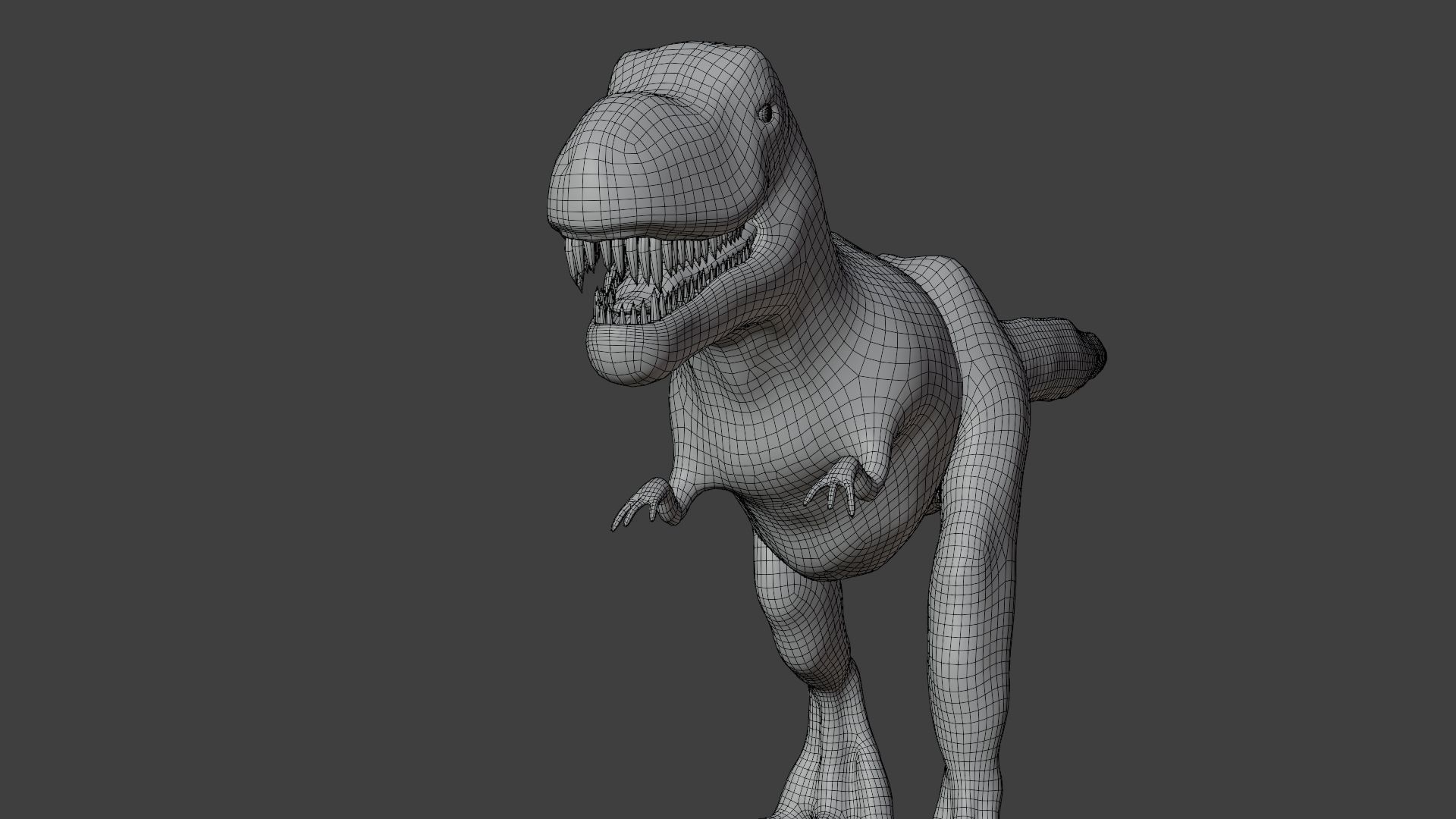 Stylized Dinosaur PBR low-poly Low-poly 3D model_6