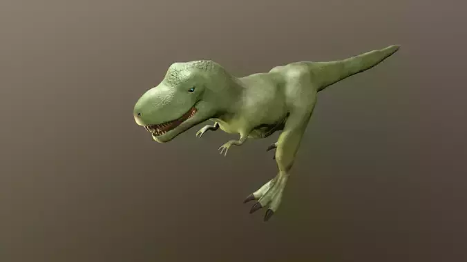 Stylized Dinosaur PBR low-poly