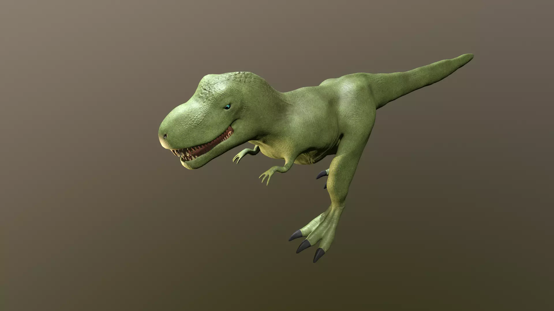 Stylized Dinosaur PBR low-poly Low-poly 3D model_0