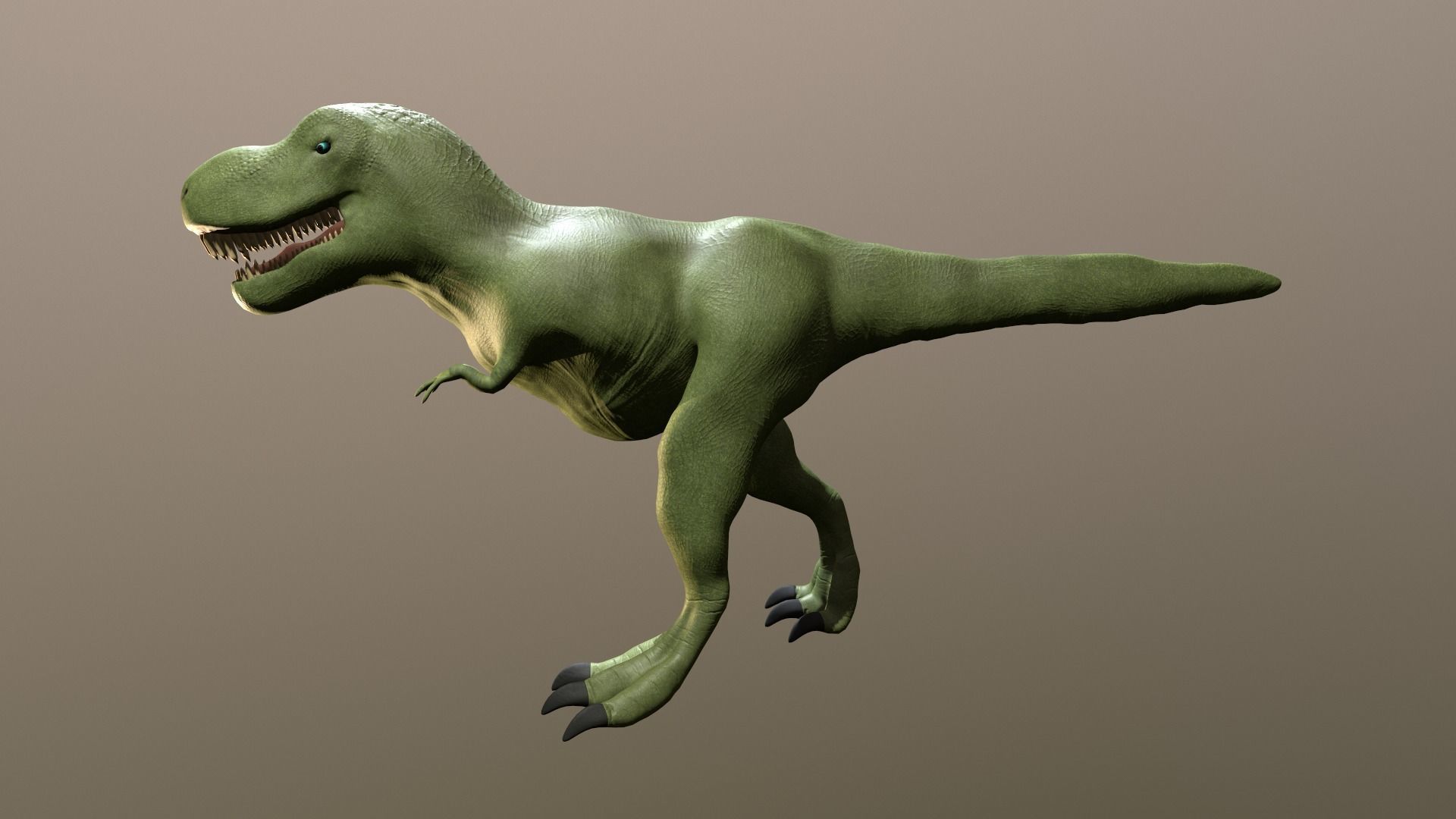 Stylized Dinosaur PBR low-poly Low-poly 3D model_3