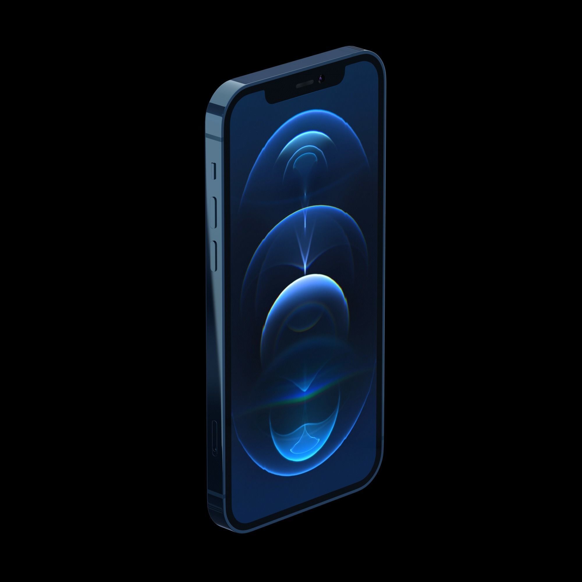 iPhone 12 pro 3D model Free low-poly 3D model_11