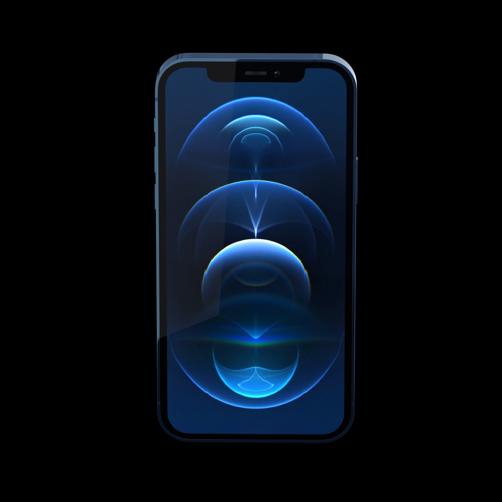 iPhone 12 pro 3D model Free low-poly 3D model_18