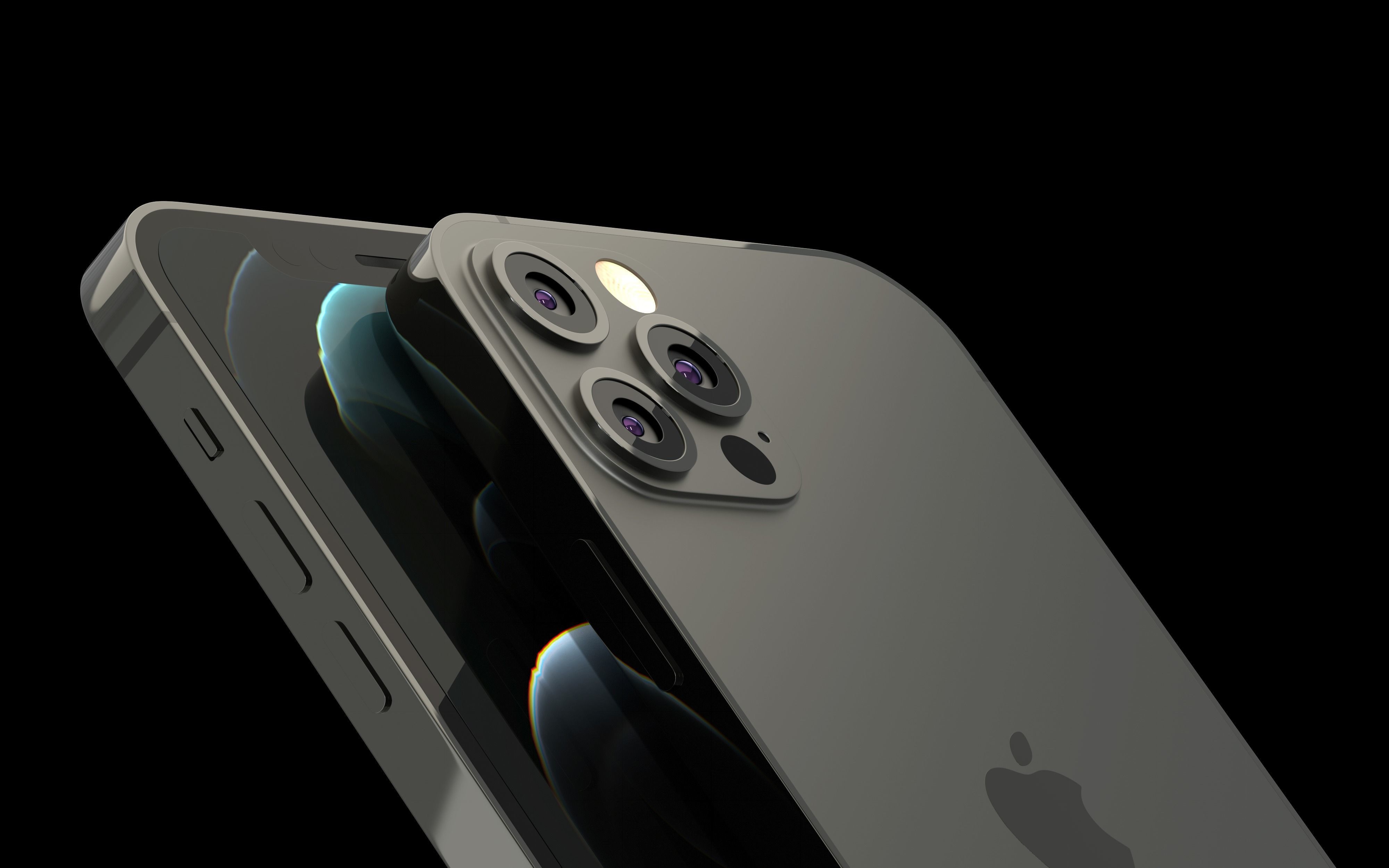 iPhone 12 pro 3D model Free low-poly 3D model_23
