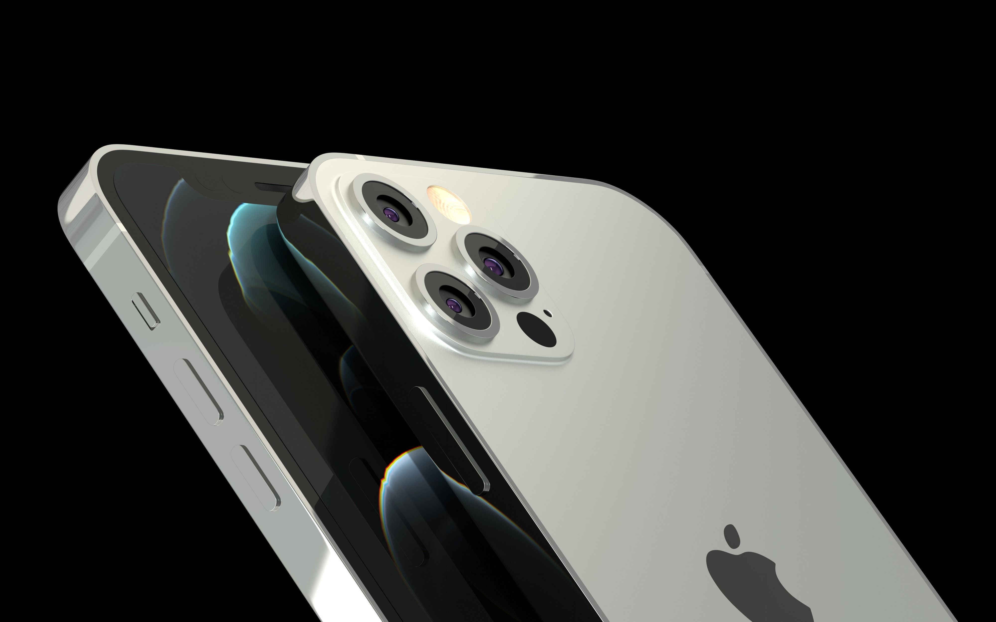 iPhone 12 pro 3D model Free low-poly 3D model_28