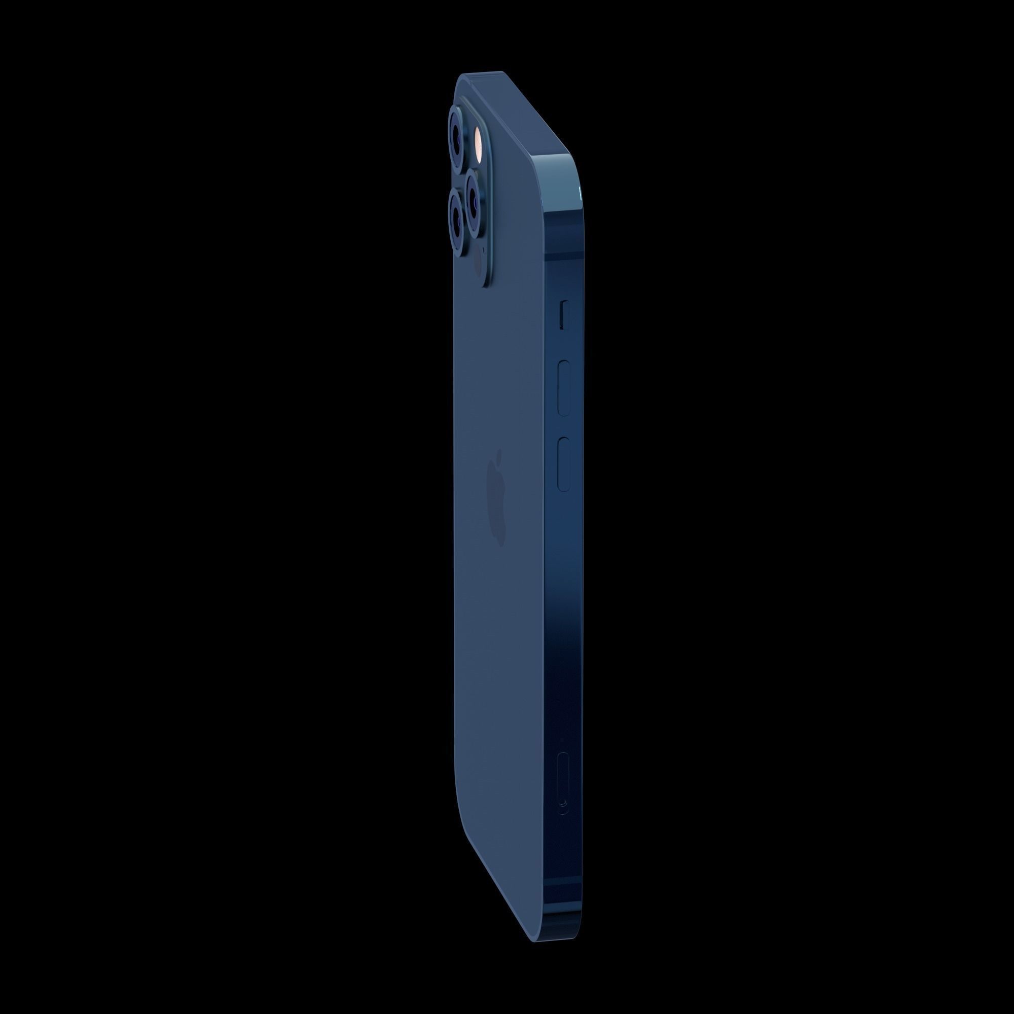 iPhone 12 pro 3D model Free low-poly 3D model_7