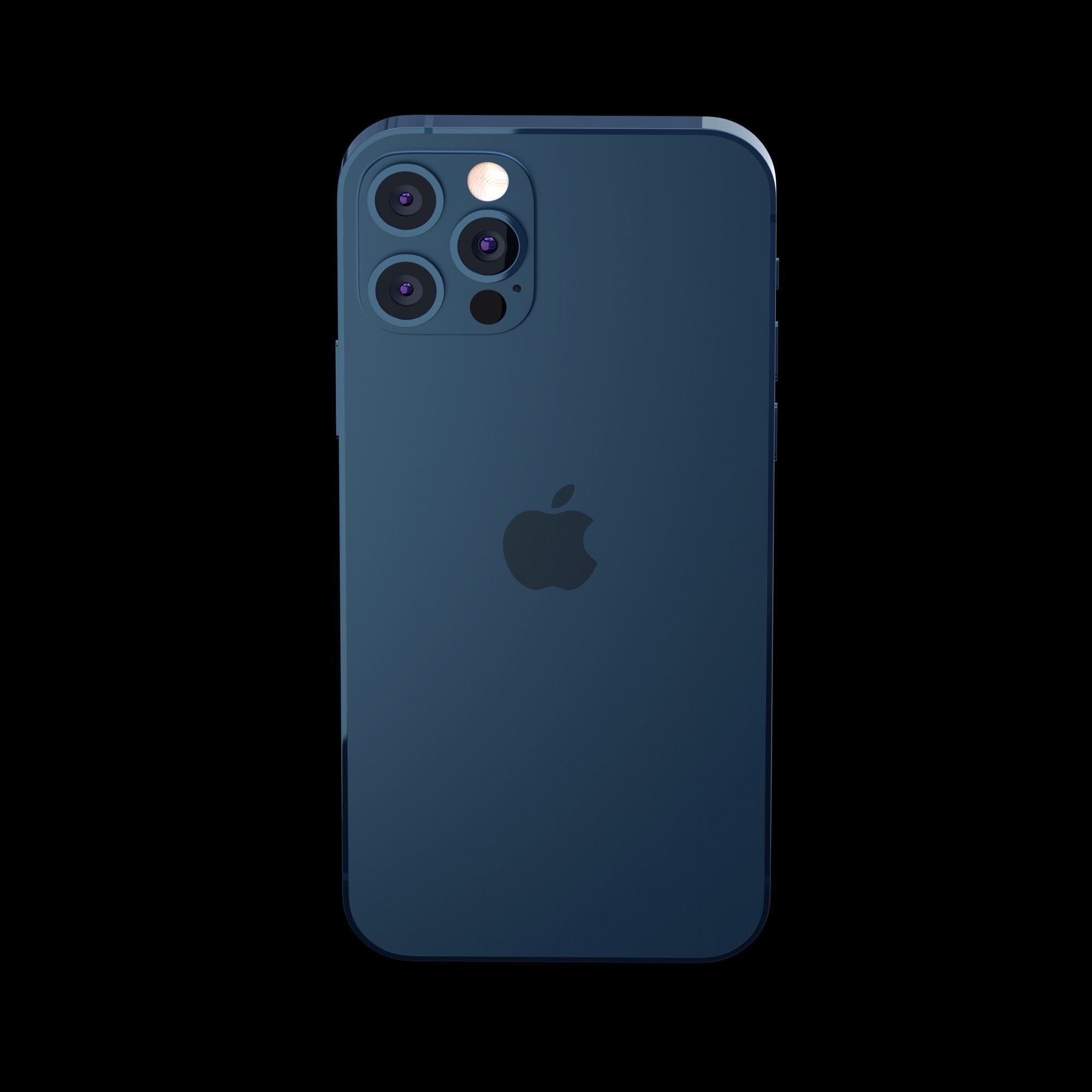 iPhone 12 pro 3D model Free low-poly 3D model_19