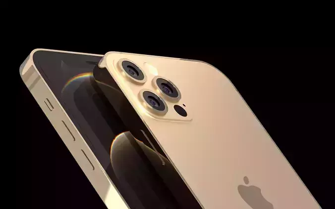 iPhone 12 pro 3D model Free low-poly 3D model