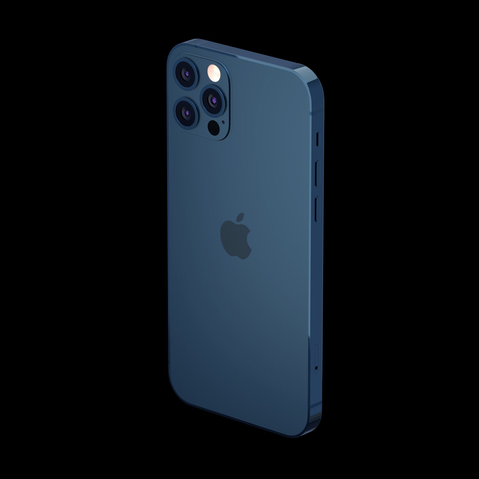iPhone 12 pro 3D model Free low-poly 3D model_10