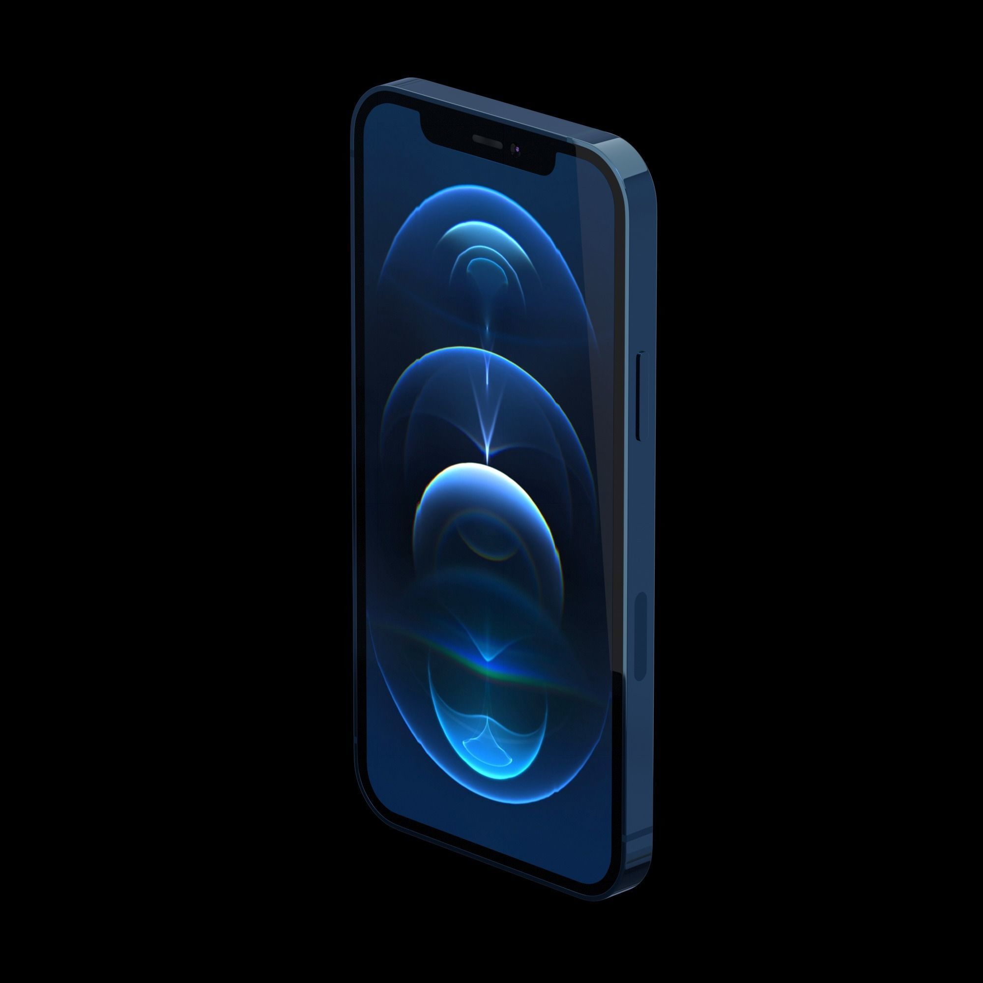 iPhone 12 pro 3D model Free low-poly 3D model_20