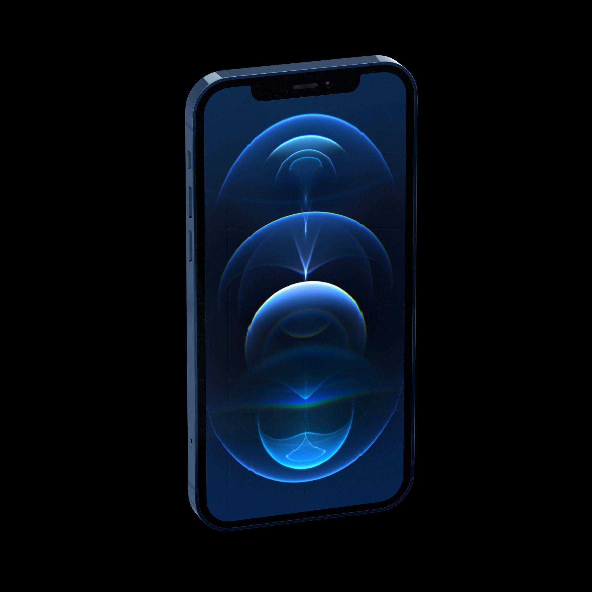 iPhone 12 pro 3D model Free low-poly 3D model_22