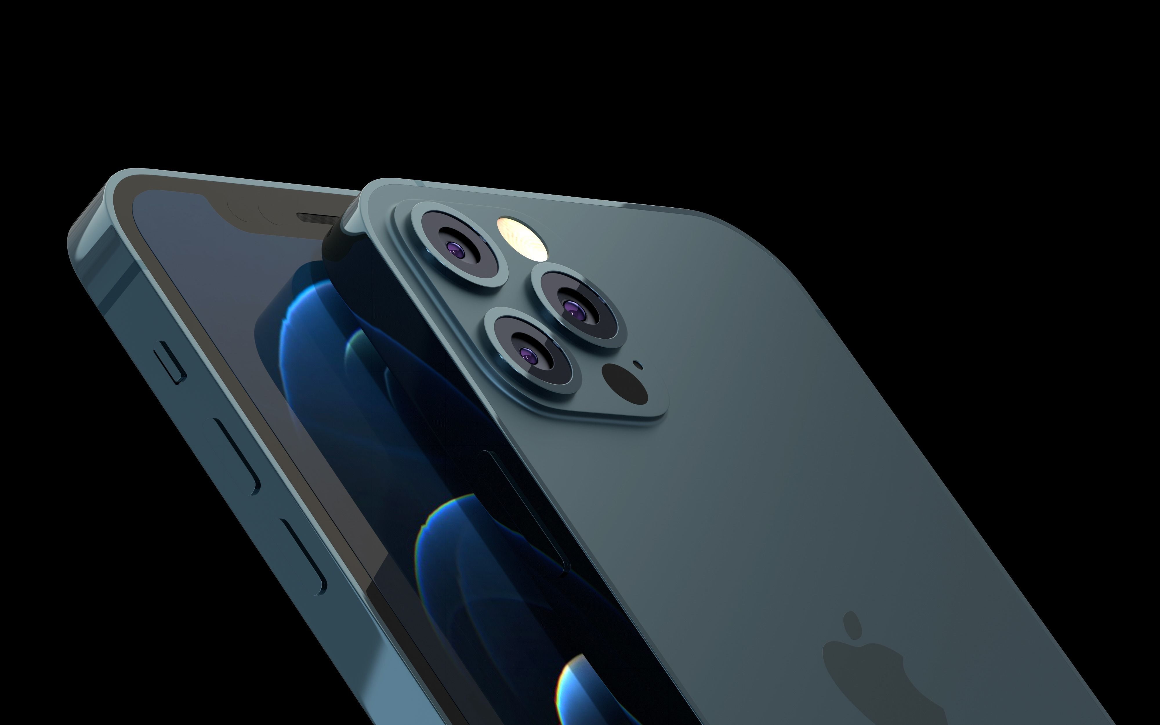 iPhone 12 pro 3D model Free low-poly 3D model_3