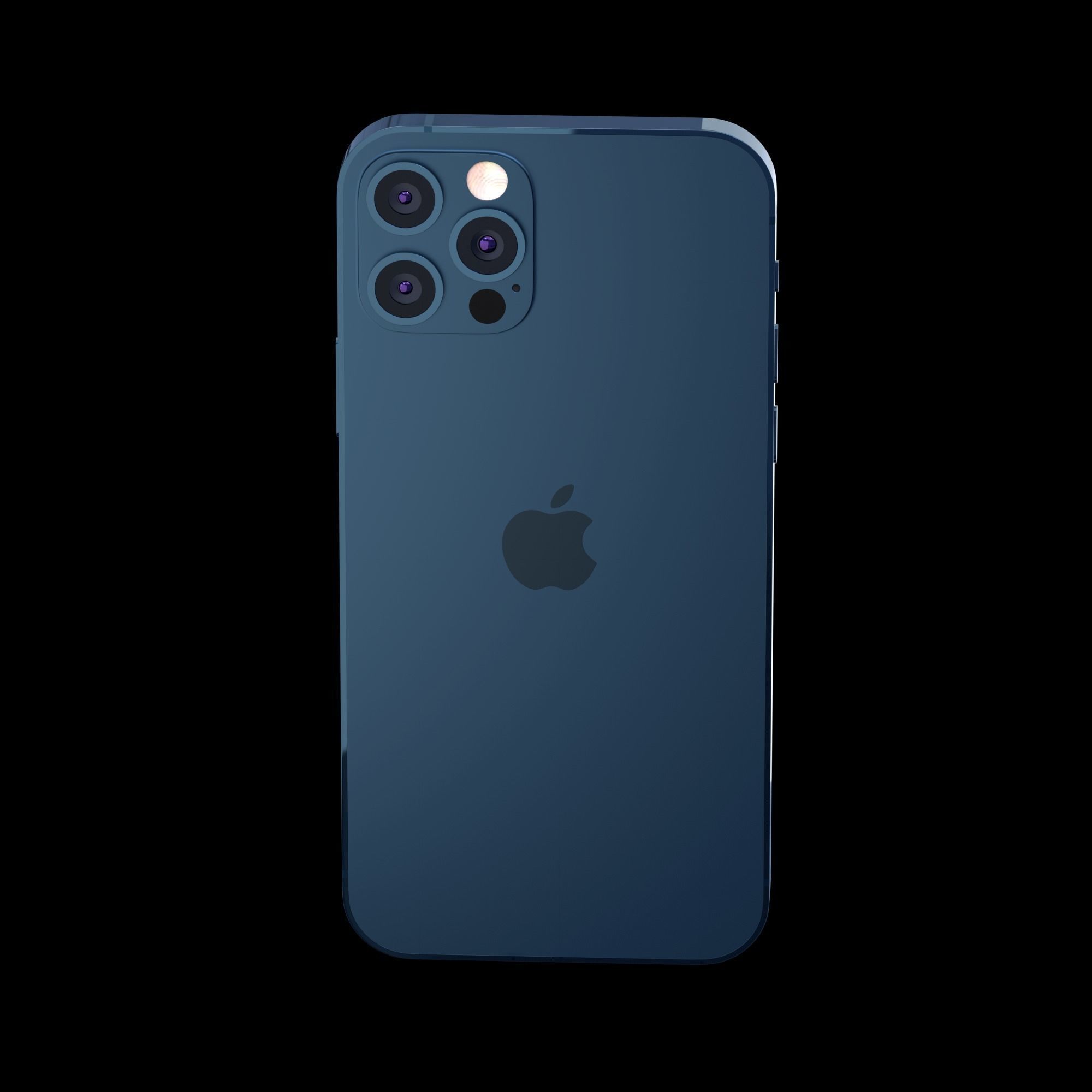 iPhone 12 pro 3D model Free low-poly 3D model_14