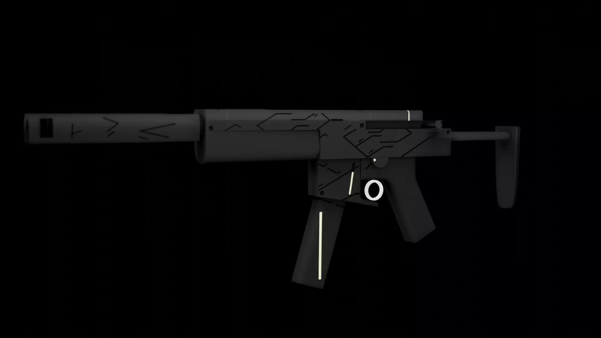 Valorant Minima Spectre FAN MADE Low-poly 3D model_0