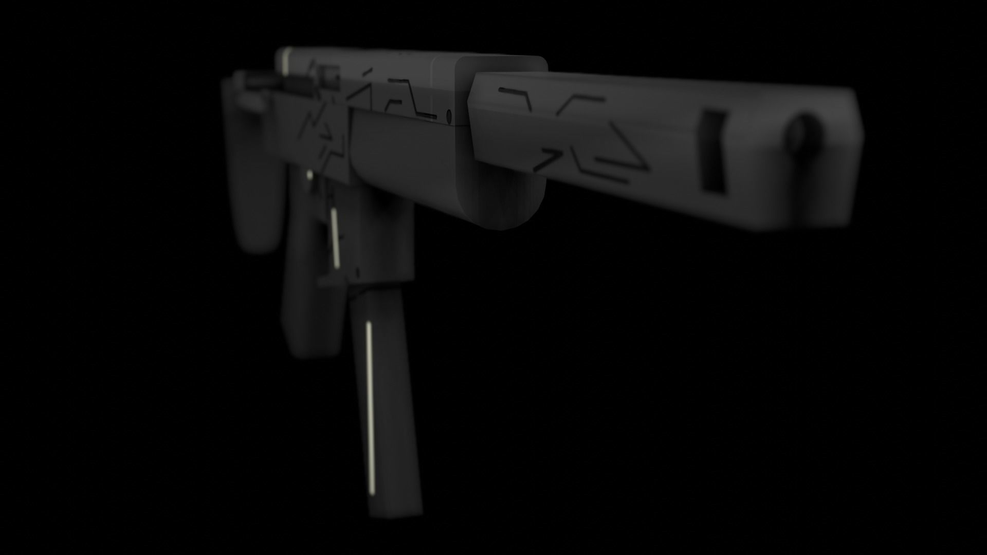 Valorant Minima Spectre FAN MADE Low-poly 3D model_6