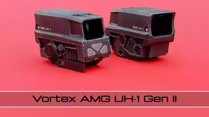 Vortex AMG UH-1 Gen II Holographic Sight Low-poly 3D model