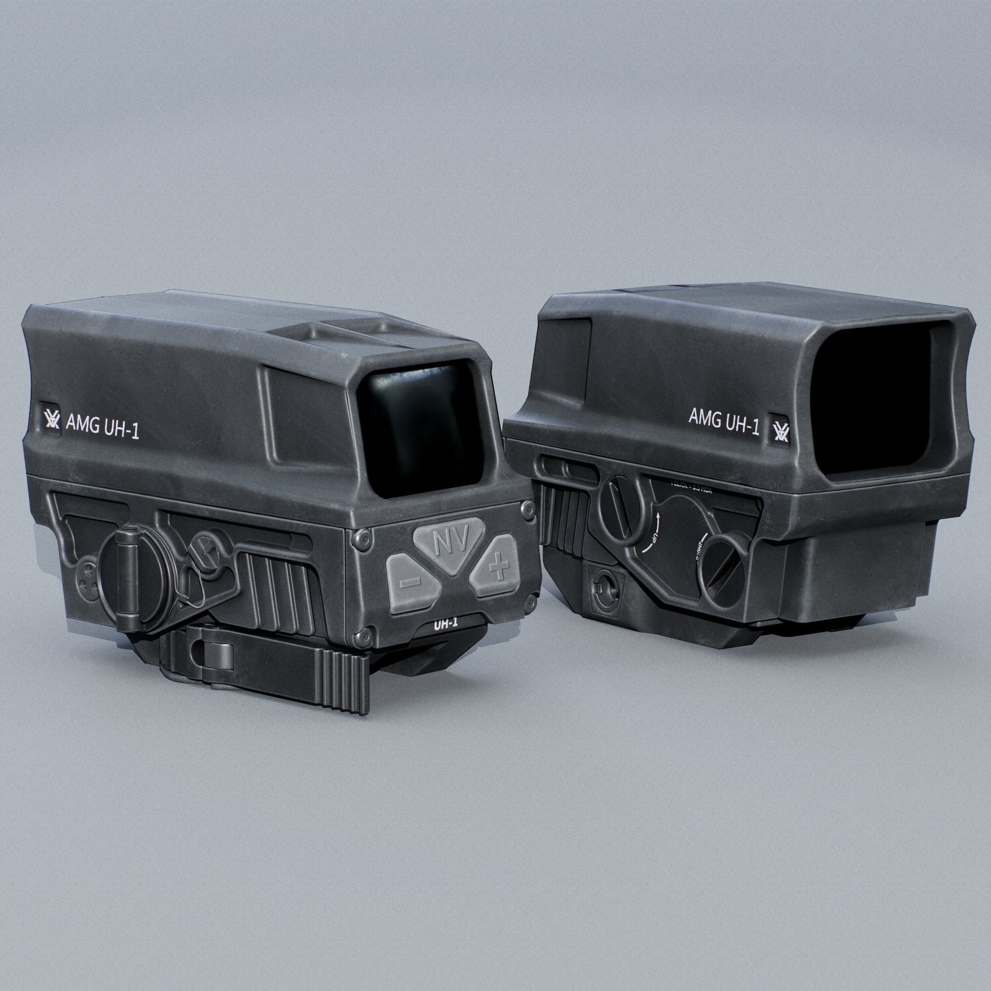 Vortex AMG UH-1 Gen II Holographic Sight Low-poly 3D model_1