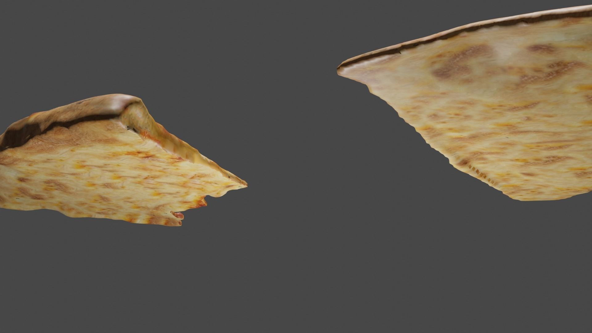 Pizza slice 3D model_2
