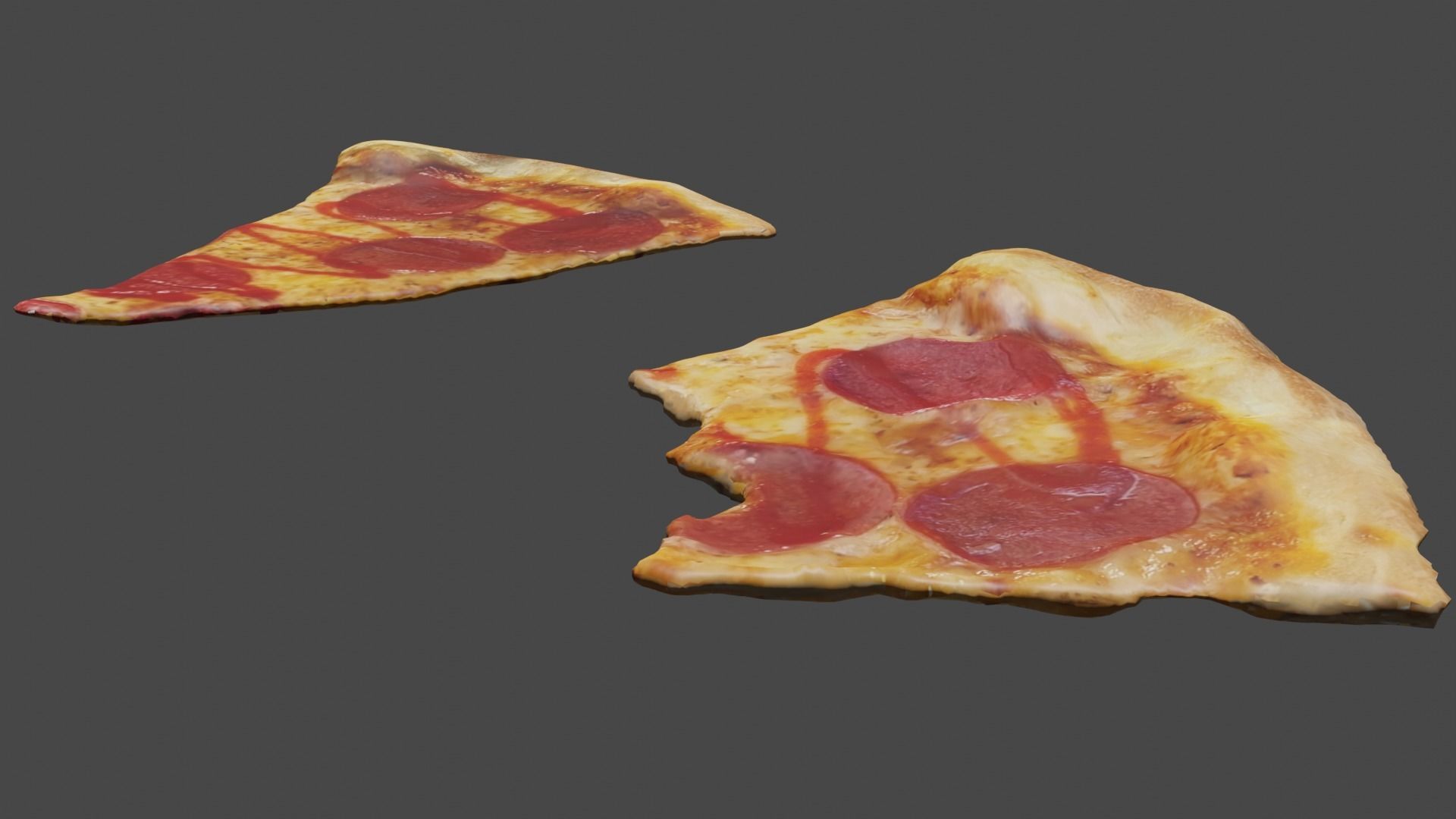 Pizza slice 3D model_1