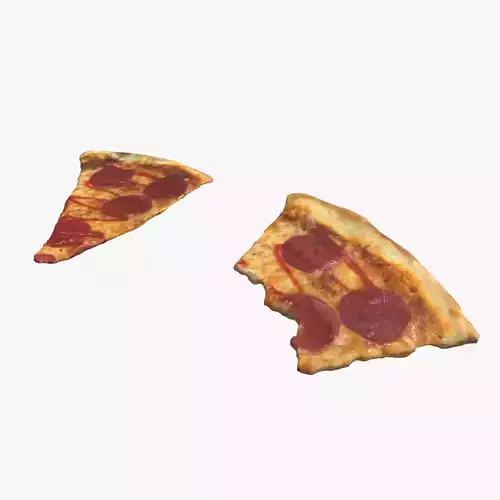 Pizza slice 3D model