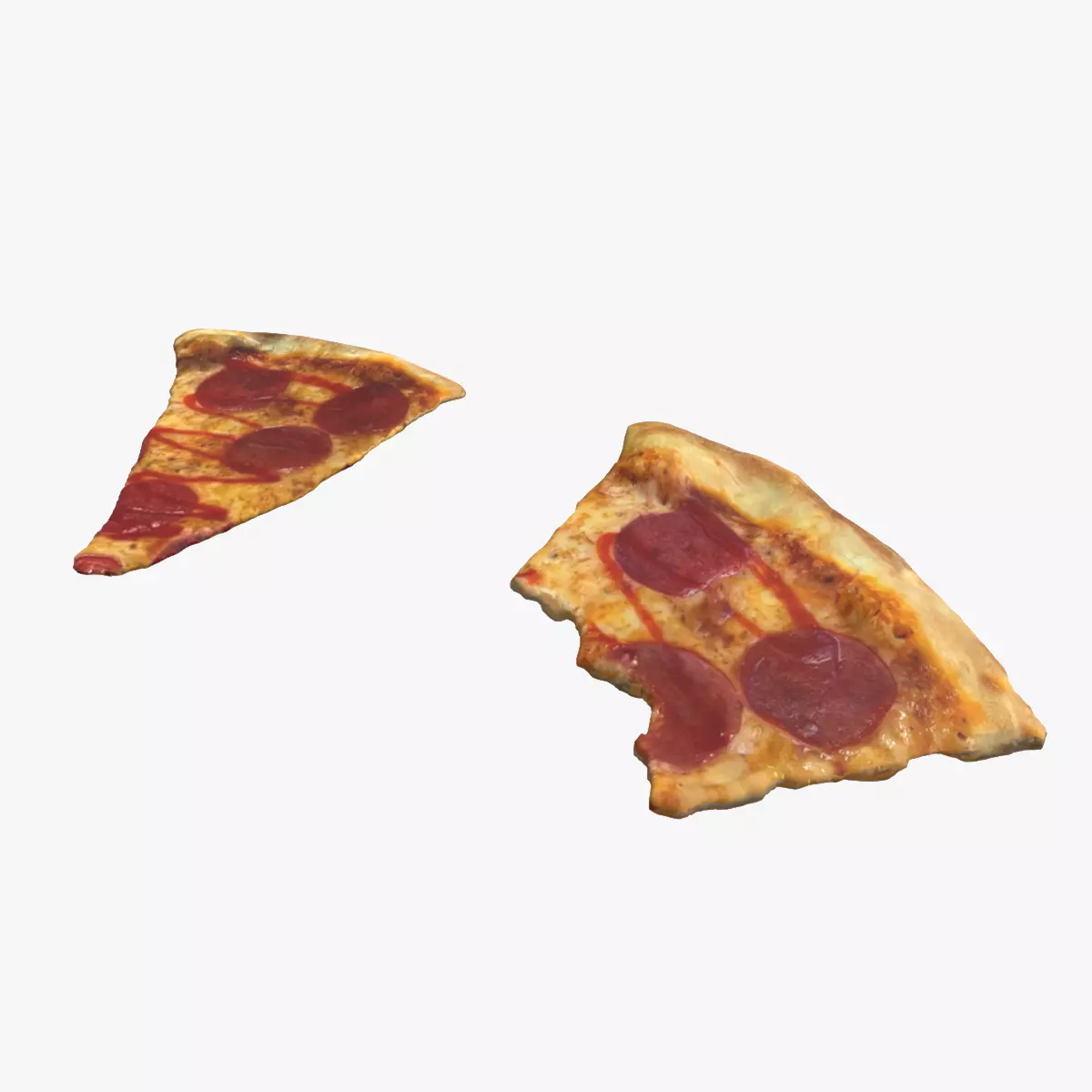 Pizza slice 3D model_0