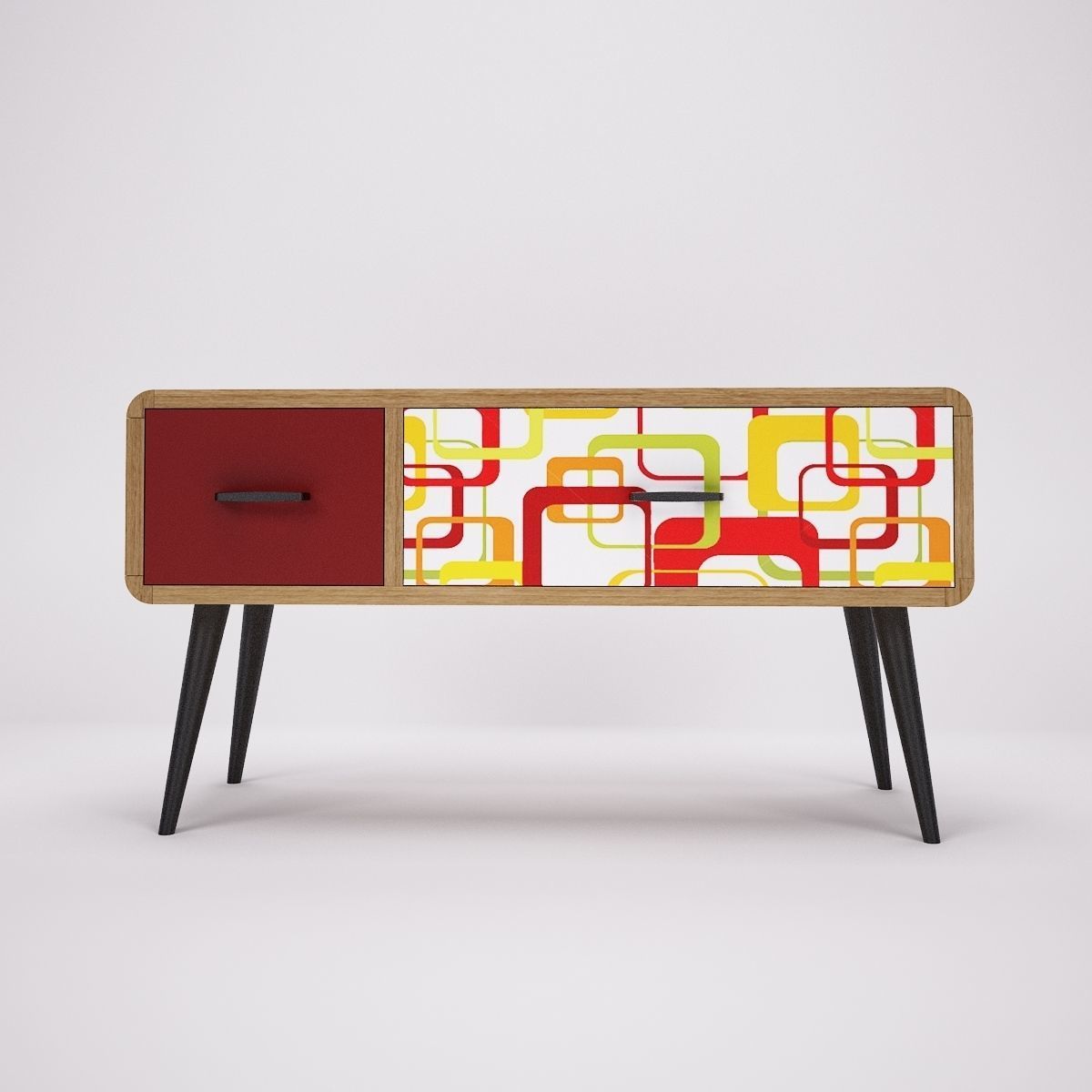 Drawer Cabinet Assy 2T Denver Series 3D model_1