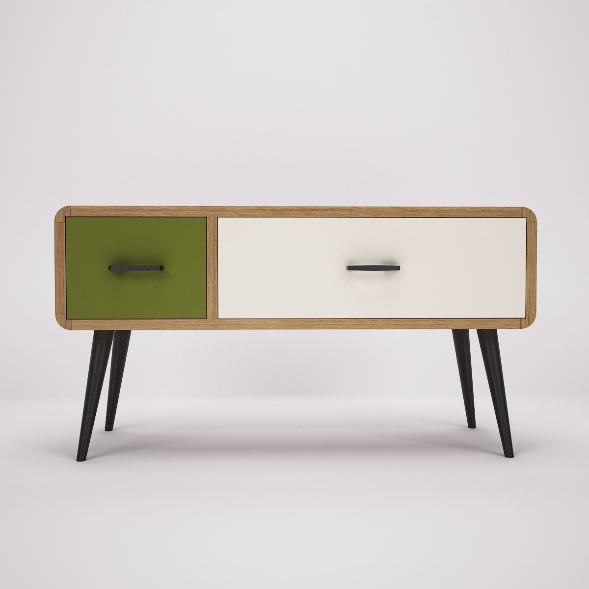 Drawer Cabinet Assy 2T Denver Series 3D model_4