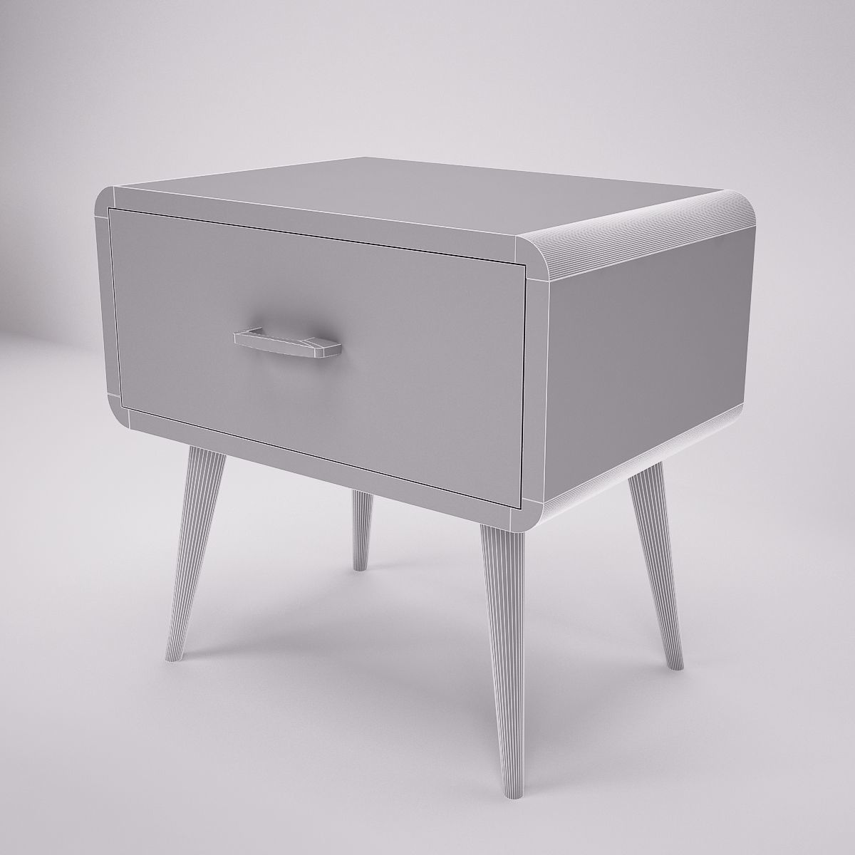 End Table 1T Denver Series 3D model_6