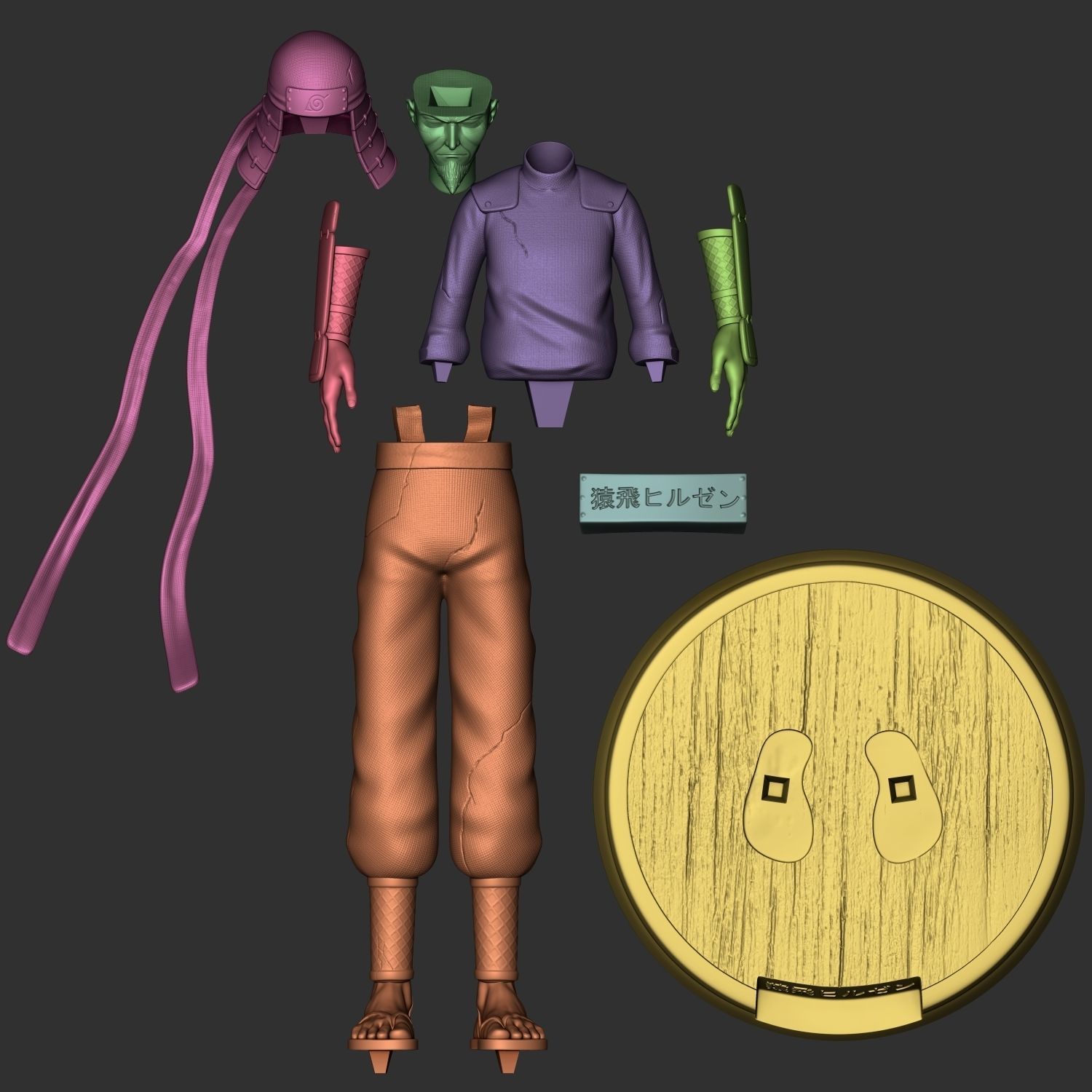 Hiruzen Sarutobi - Naruto 3D print model_2