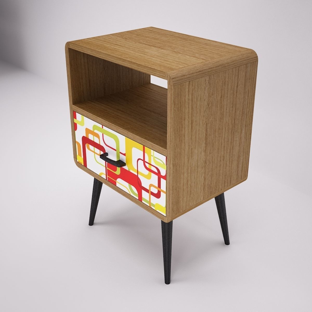 End Table 1T1E Denver Series 3D model_2