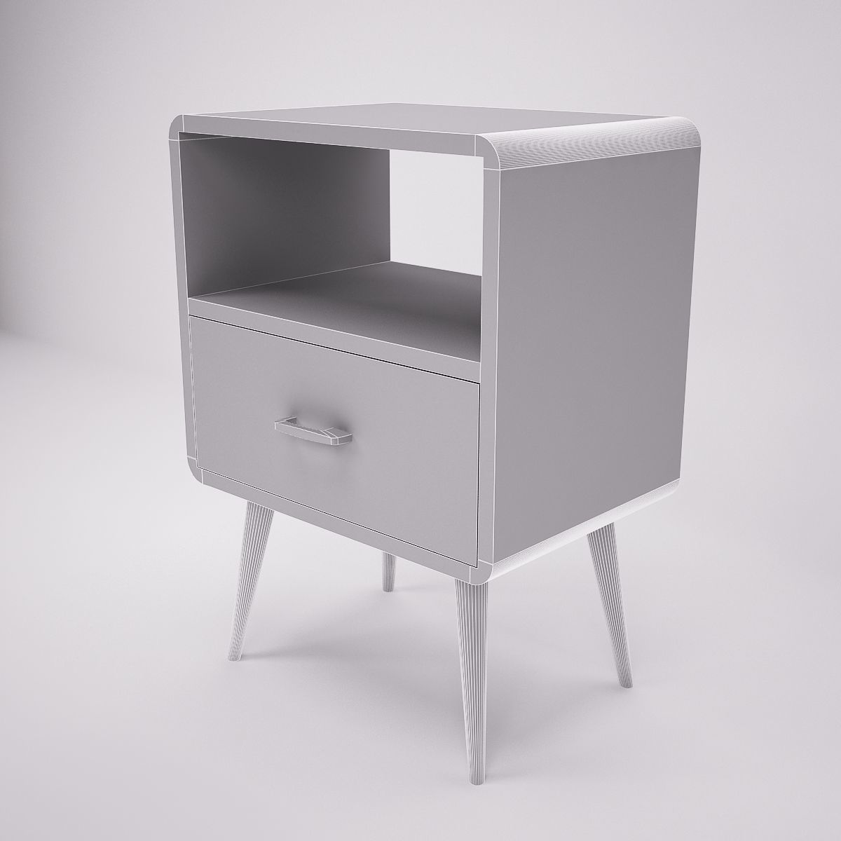 End Table 1T1E Denver Series 3D model_6