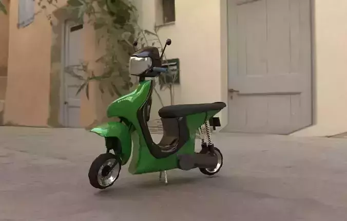 Cartoon Scooter 